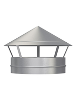 Зонт крышный RUG D400 оцинк.сталь ERA PRO