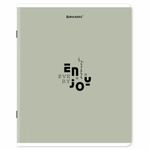 Тетрадь А5, 48 л., BRAUBERG, скоба, клетка, матовая ламинация, "Однотонный_Пастель_2", (микс в спайке), 405336