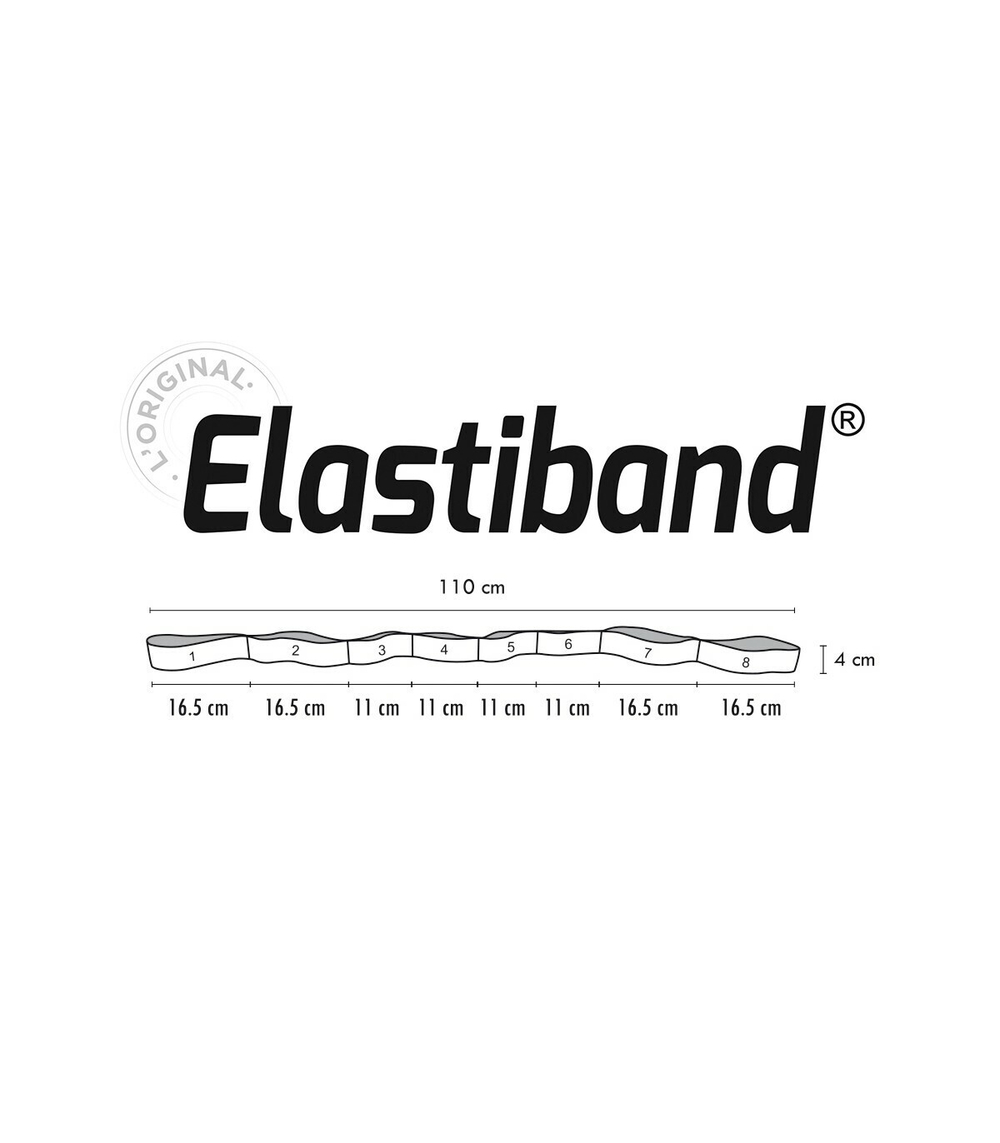 Эспандер Sveltus Elastiband Multi Original 15 кг фиолетовый, постер/ упаковка