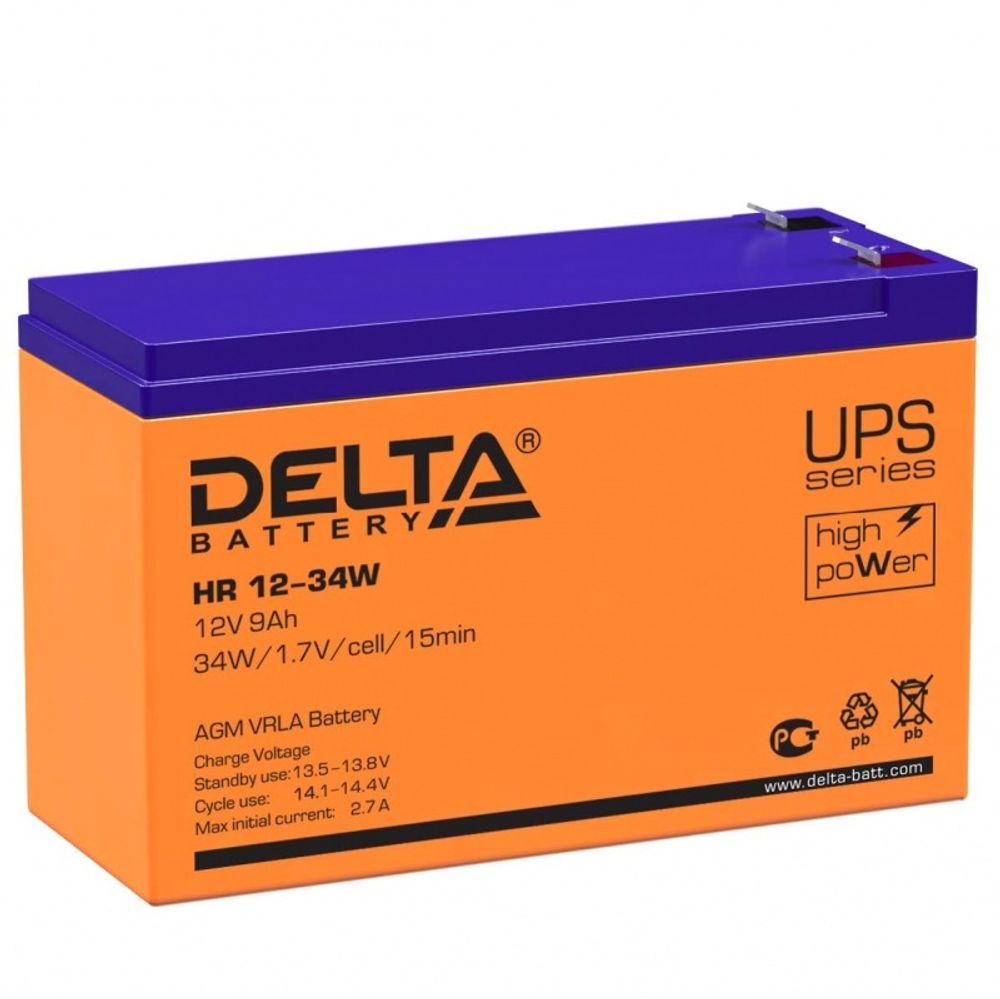HR 12-34 W аккумулятор Delta