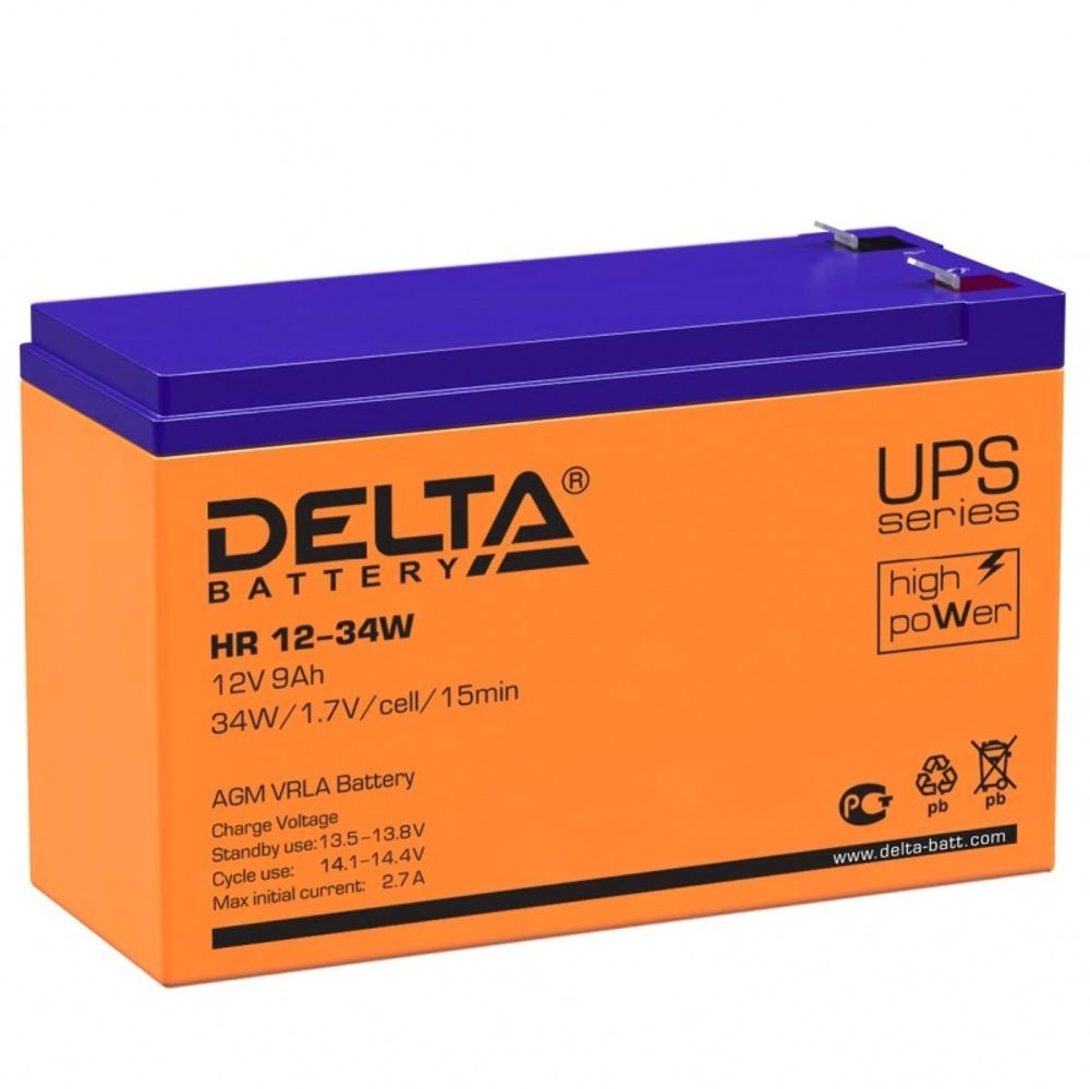 HR 12-34 W аккумулятор Delta
