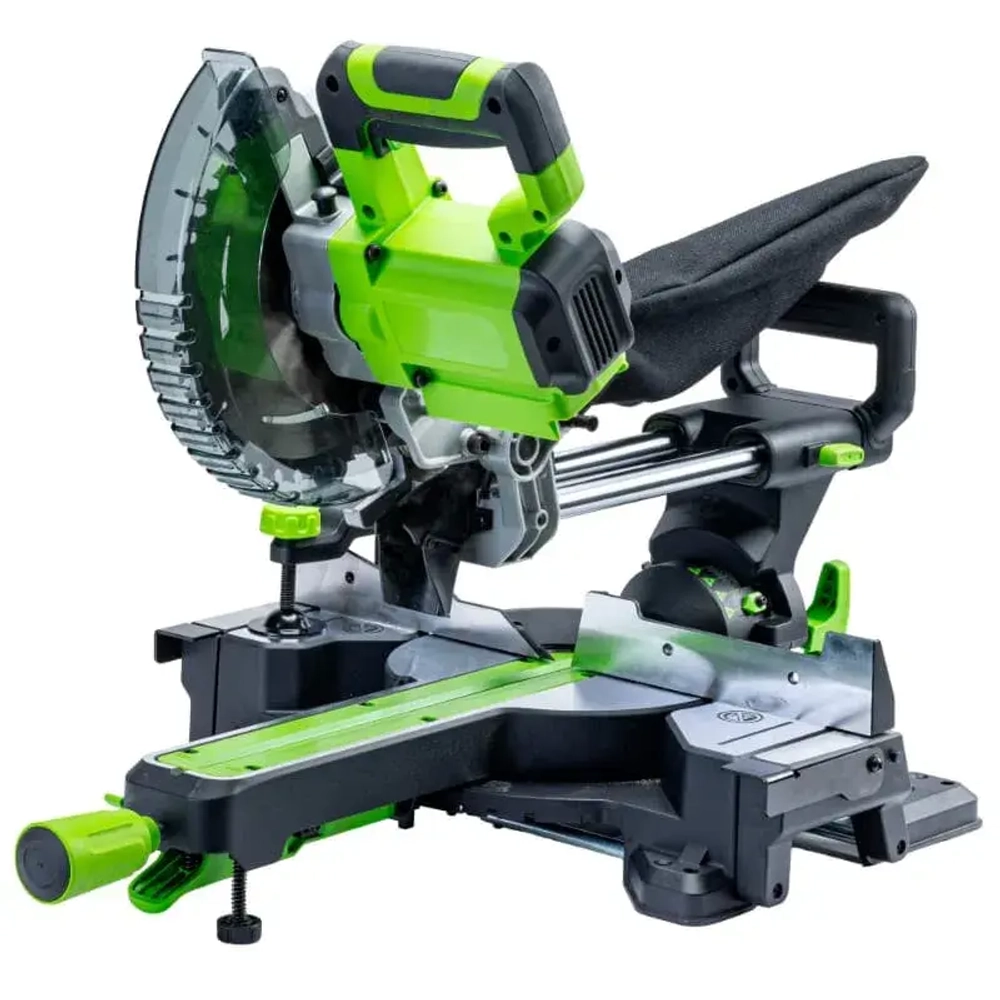 Торцовочная пила Greenworks GD24MS216, 24V, бесщеточная, 4800 об/мин, 216x30мм, рез 65х310мм, с протяжкой