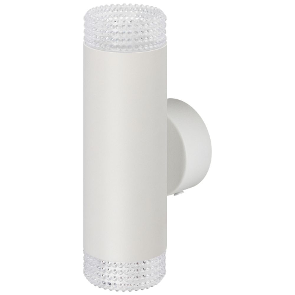 Светильник настенный ЭРА WL50 WH/TR 2*GU10 2*12Вт IP20 белый, прозрачный