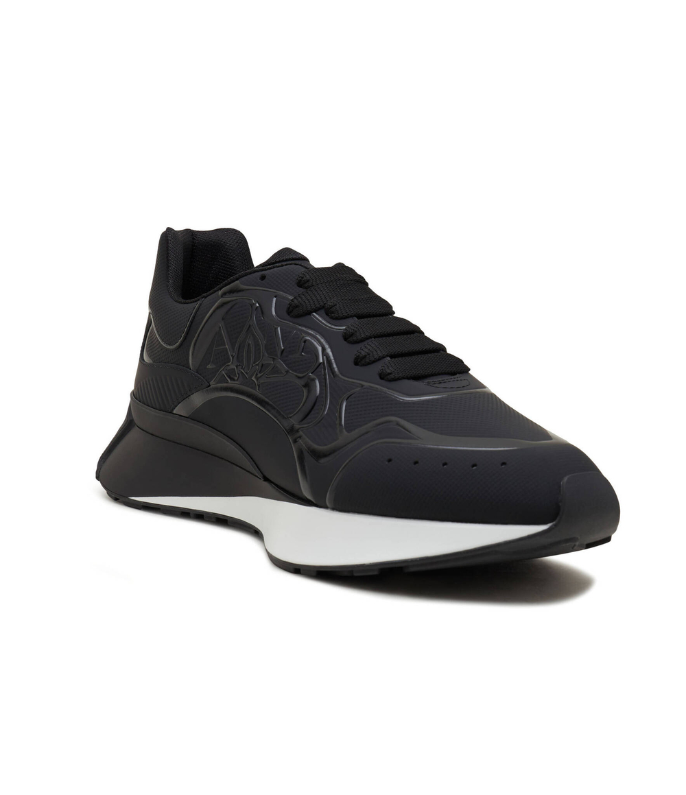 Кожаные кроссовки Alexander McQueen - черный(757720 WHYKH)