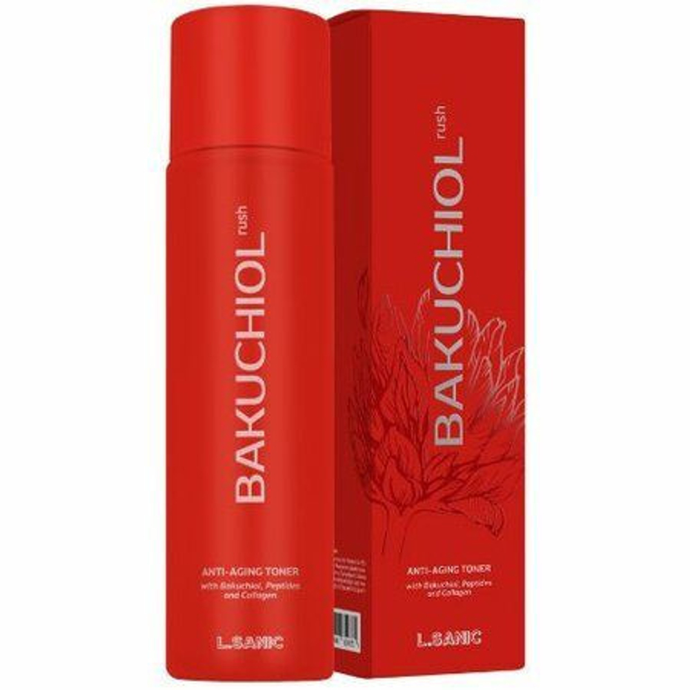 Тонер для лица антивозрастной с бакучиолом L.SANIC Bakuchiol Rash Anti-Aging Toner 150 мл