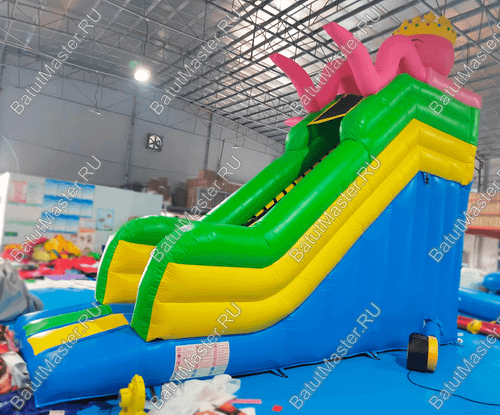 Водная горка «Король Осьминогов», 6×6×5,5 м