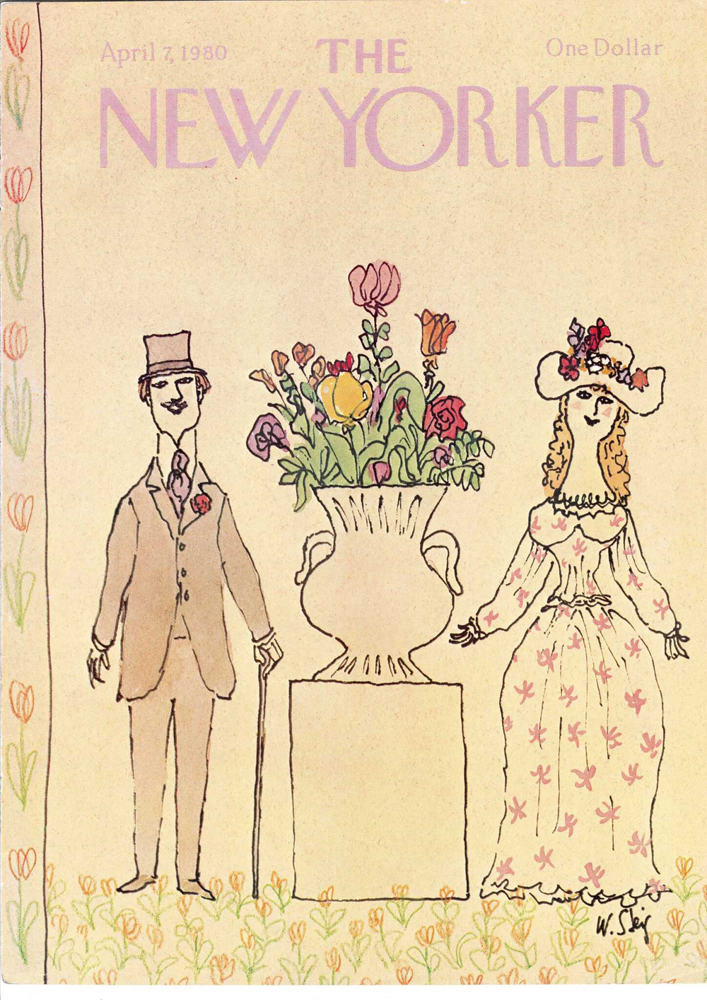 Журнал The New Yorker 07-04-1980, обложка