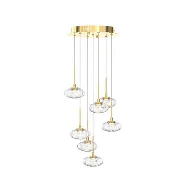 Подвесной светильник 49W 3500K APL.073.06.07 латунь Sacha Aployt