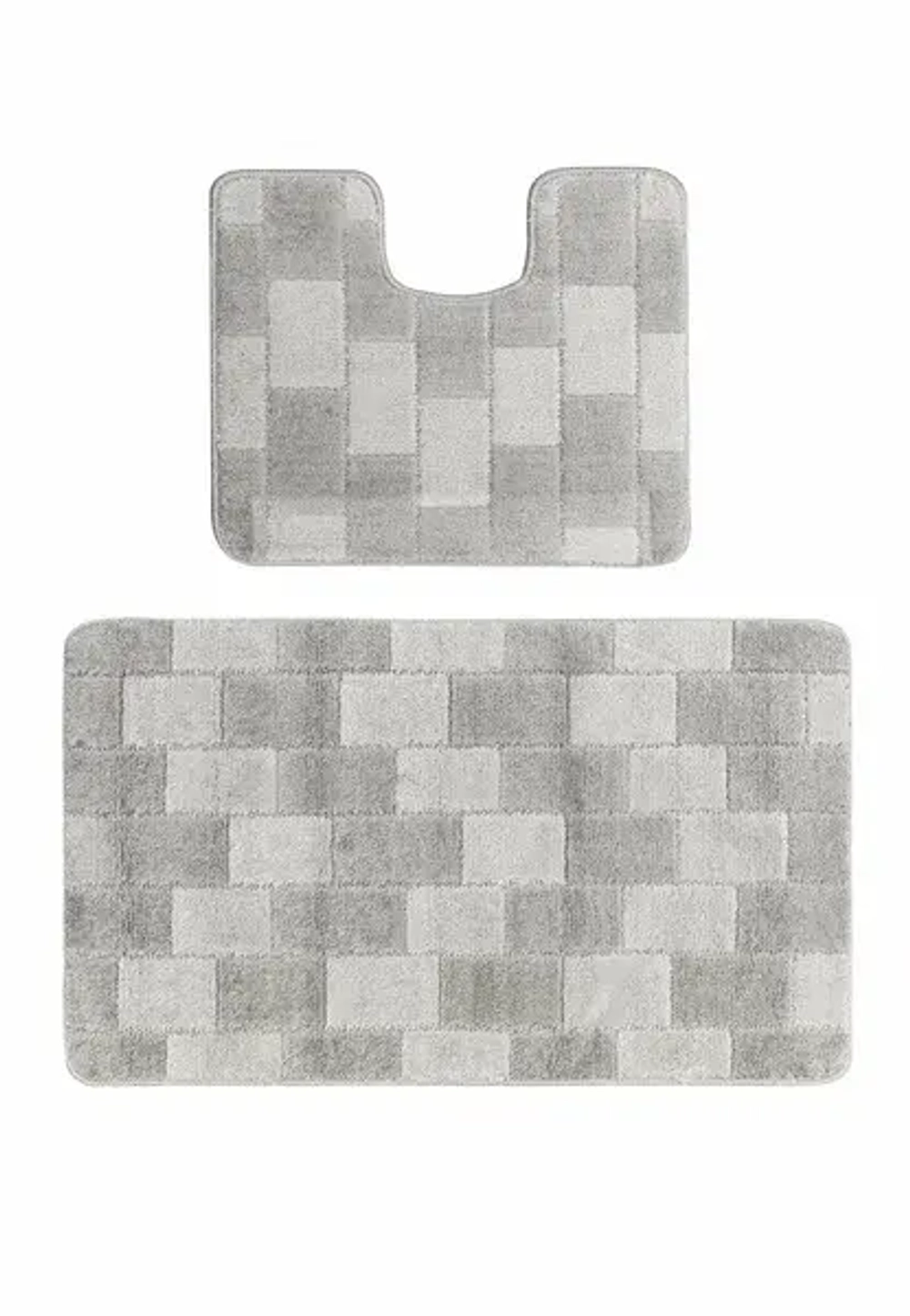 Комплект ковриков для ванной Confetti Bath Maximus Bornova 2504 Platinum BQ (60*100; 50*60)