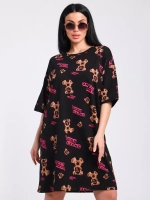 Платье-футболка спортивное оверсайз