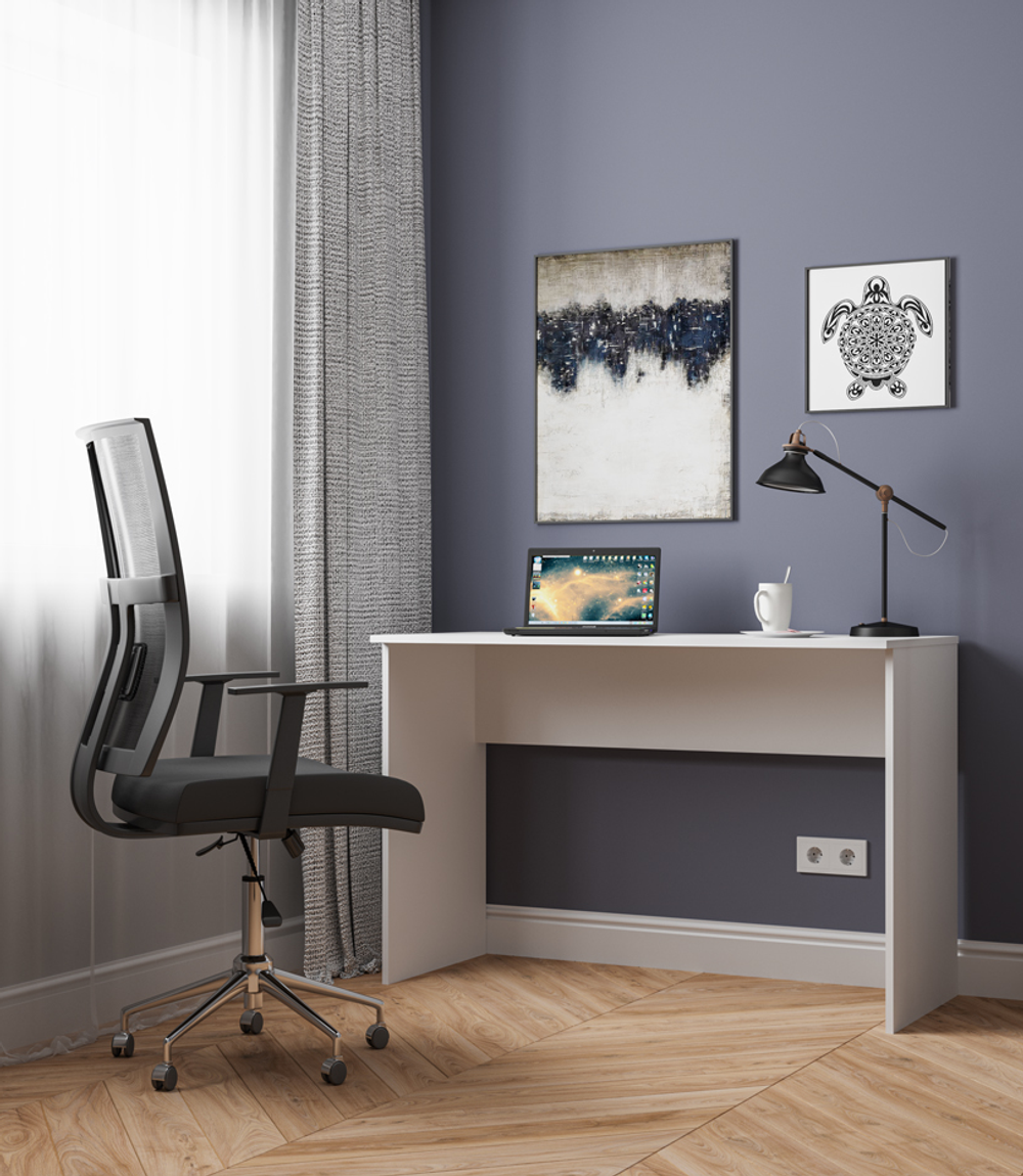 Стол письменный Мори МСП 1200.1 Белый