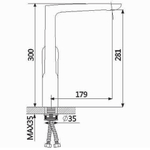 Смеситель для кухни Oute T105 T10513B
