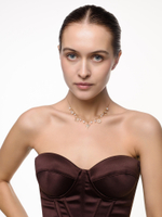 Чокер "Sun and moon pearl" Gold