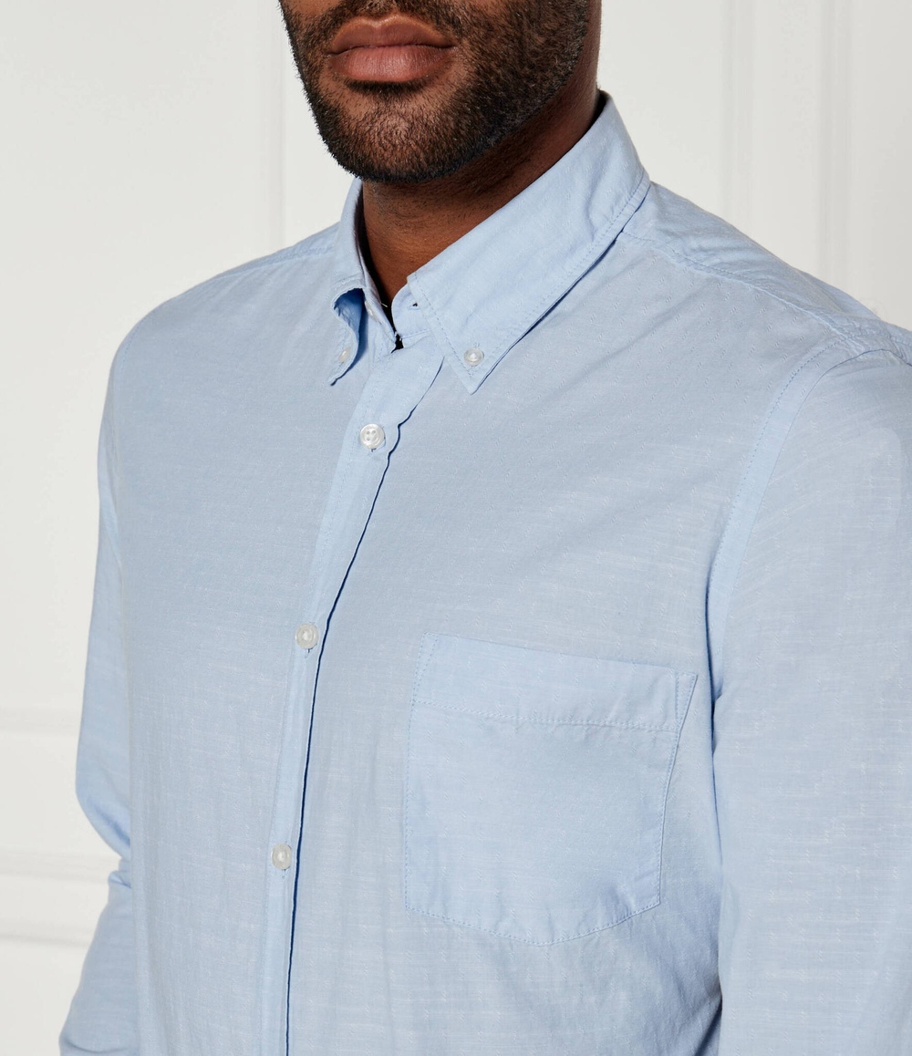 Рубашка Rickert_M BOSS ORANGE - голубой(50520061)