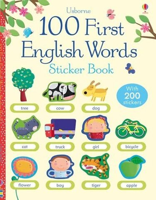 100 First English Words Sticker Book