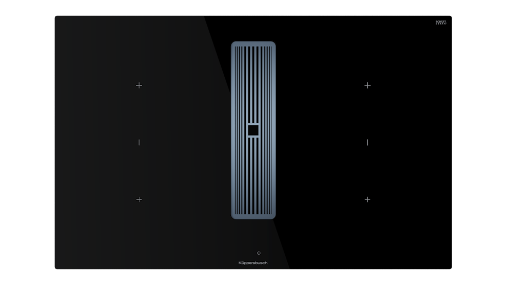 Индукционная варочная панель с вытяжкой Kuppersbusch KMI 8350.0 SR Stainless steel