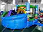 Детский надувной батут "Радужный"