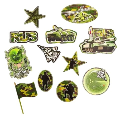 Баннер-комплект «Камуфляж» односторонний, 12 шт