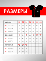 Черная футболка с вашим принтом на заказ