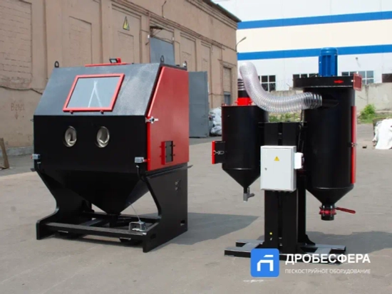 Пескоструйная камера PST КСО-135-И-ФВР-М с боковой загрузкой