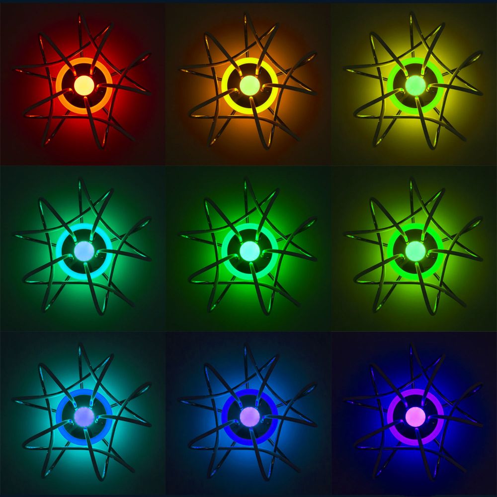 Citilux Джемини Смарт CL229A151E RGB Умная люстра Хром