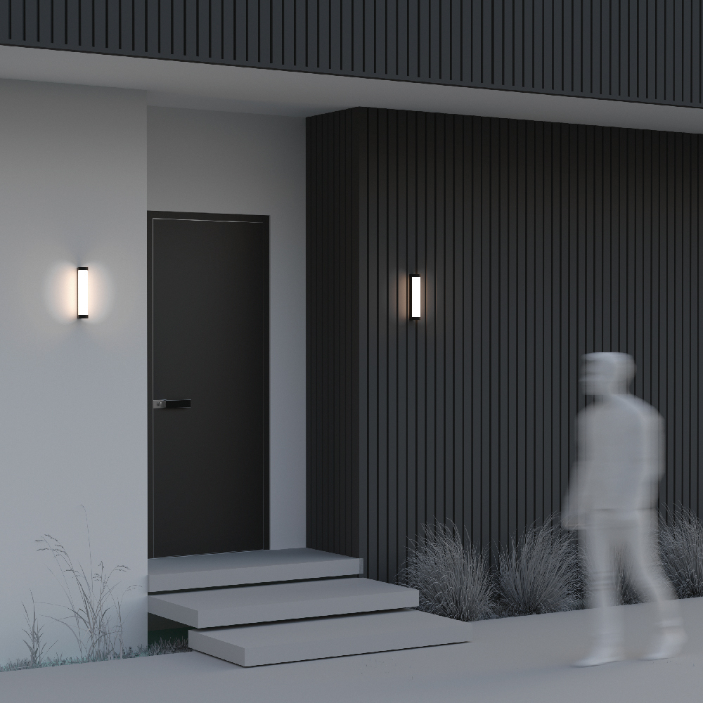 Уличный настенный светильник Outdoor O482WL-L12B3K