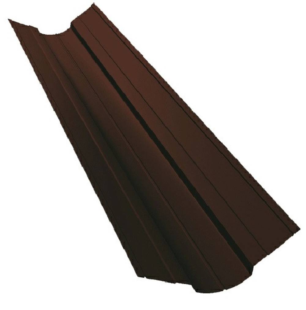 Ендова верхняя фигурная Grand Line PurLite Matt Ral 8017 150х150 мм резка