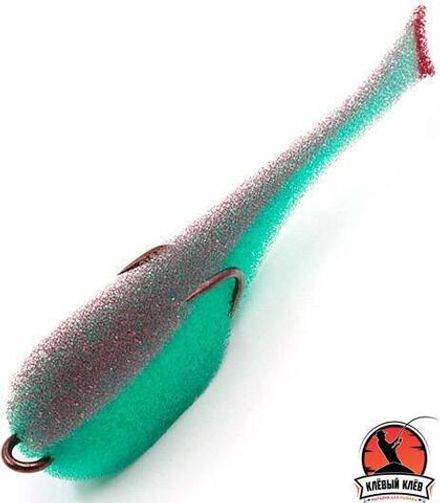 Поролоновая рыбка YAMAN Devious Minnow на двойнике, р. 105 мм, цвет 17 UV (5 шт.)