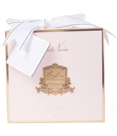 Букет из 5 светло-розовых роз в прозрачной вазе, Cote Noire