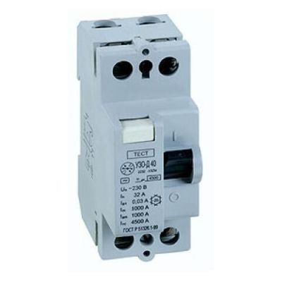 Автоматический выключательУЗО-Д40 2240 АС 40А