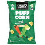 Frankie's Organic, Puff Corn, масло авокадо и лайм чили, 113 г (4 унции)