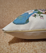 Декоративный гобеленовый чехол для интерьерной подушки Цветы прованса 38*38