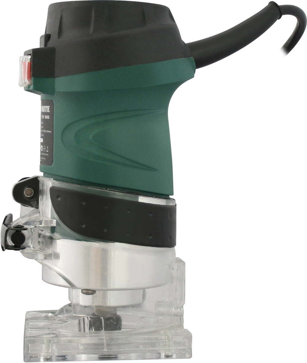 Фрезер по дереву кромочный электрический FAVOURITE FER 900S, 900Вт, цанга 8мм, 10000-30000об/мин, аксессуары.