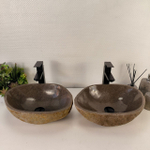 Раковина из речного камня ПАРА! RS-65542 44*33*14 0865