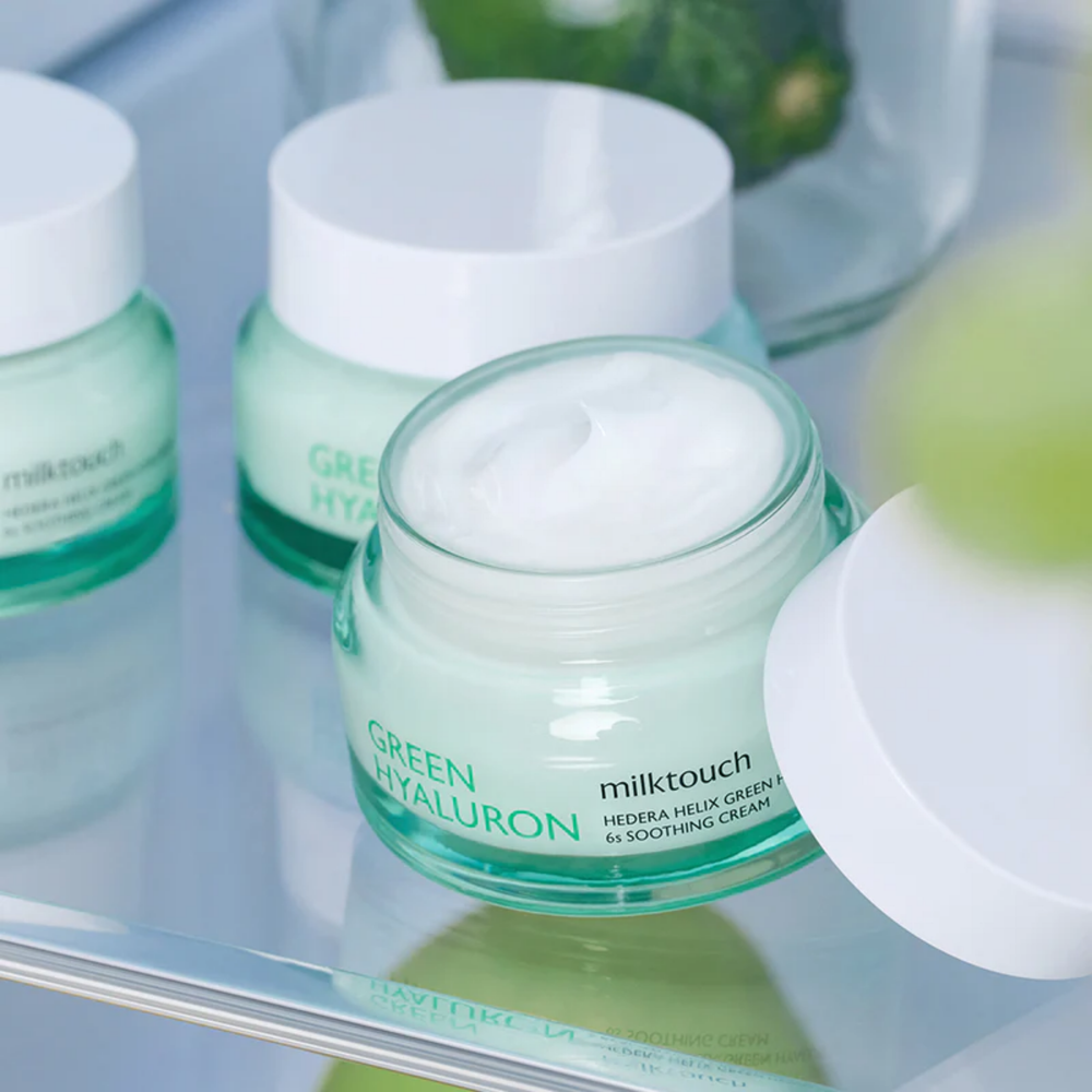 Milktouch Hedera Helix Green Hyaluron 6sec Soothing Cream 50ml