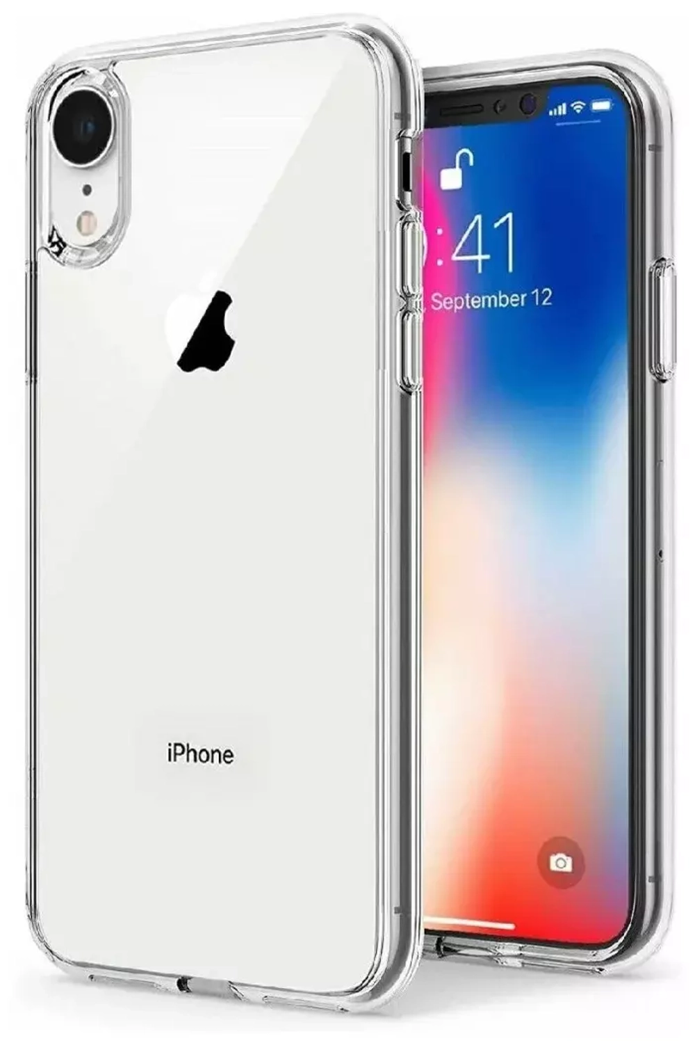 Чехол силиконовый для iPhone Xr прозрачный