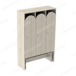 Шкаф детский для одежды 3 СЕКЦИИ