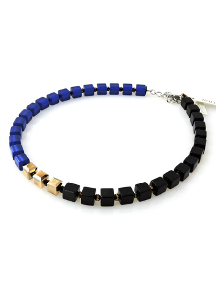 Coeur de Lion Колье 4686 Black-Blue