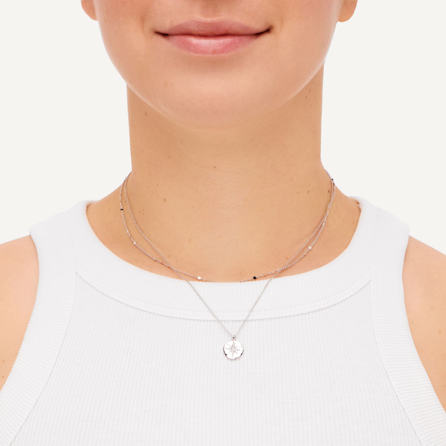 Колье Lotus Petals Necklace – Silver