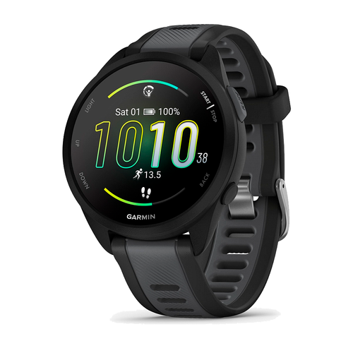 Умные часы Garmin Forerunner 165, Black/Slate Gray (010-02863-AC)