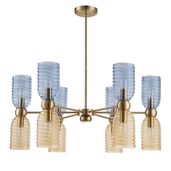 6511/12C MODERNI LN23 173  латунь Люстра потолочная E14 12*40W 220V MONROE