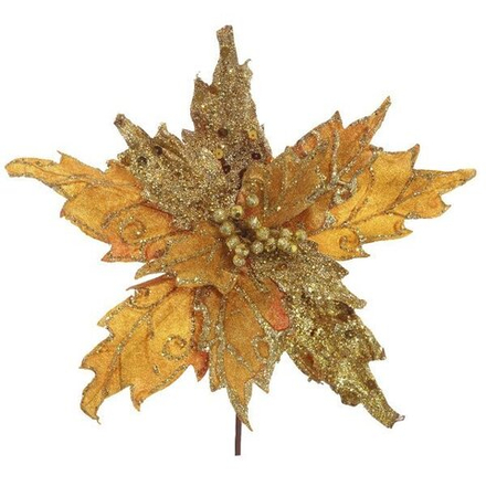 GAEM Цветок искусственный "Пуансеттия", L30 W30 H18 см