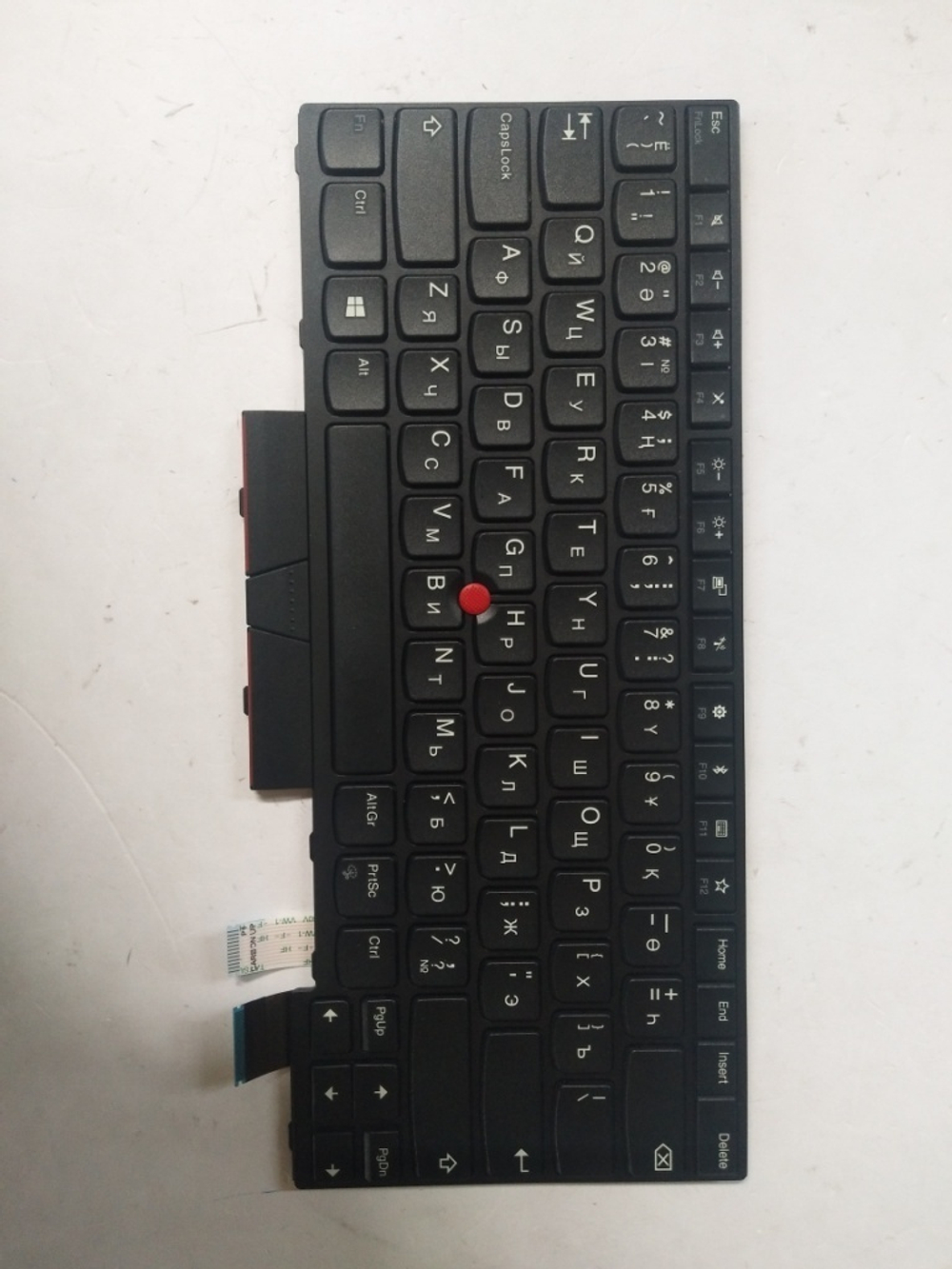 Клавиатура для Ноутбука Lenovo LenovoThinkPad T470 / T480 / A475 раскладка - казахская, черная (01AX464)