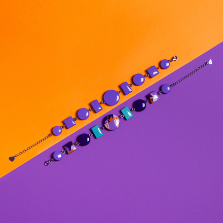 Браслет Детальный - Круг - Галактика