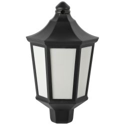 Садово-парковый светильник ЭРА «Ника» НБУ 06-60-003 60Вт черный белое основание матовый