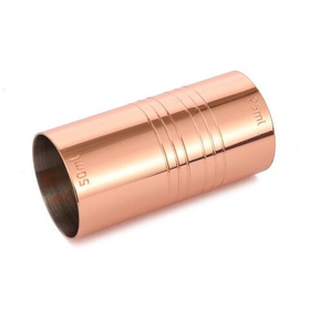 Джиггер металлический, 25*50 мл, медный цвет, P.L.- Barbossa