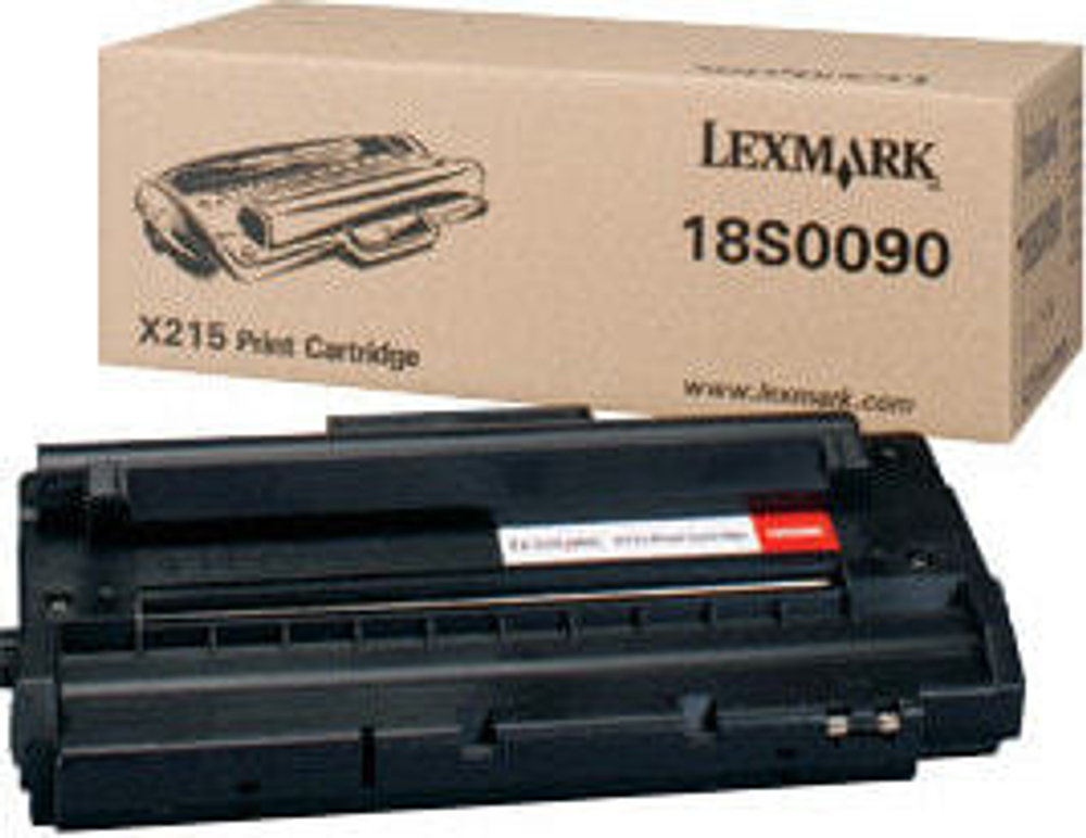 Картридж тонерный Подлинный Черный Lexmark 18S0090 1 шт