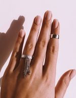 Кольцо широкое на верхнюю фалангу