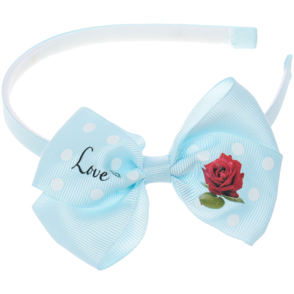 Ободок для волос детский на блистере «Rapunzel- Love of flowers», микс 6 цветов, 1 см