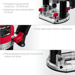 Фрезер сетевой ЗУБР ФМ-1650